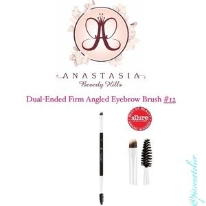 Anastasia Beverly Hills Dual-Ended Firm Angled Eyebrow Brush #12